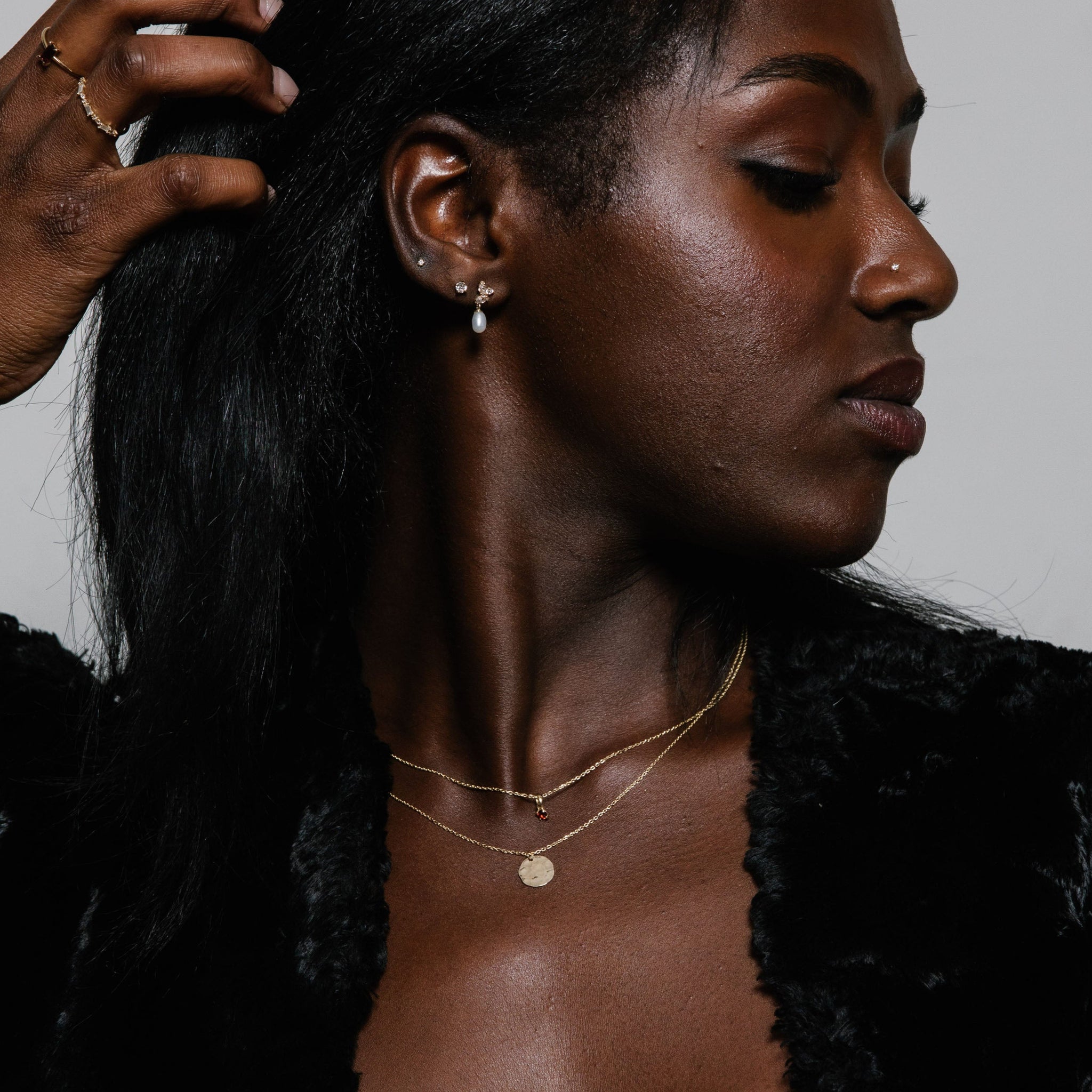 Little planet Necklace - 14K/ 18K Gold