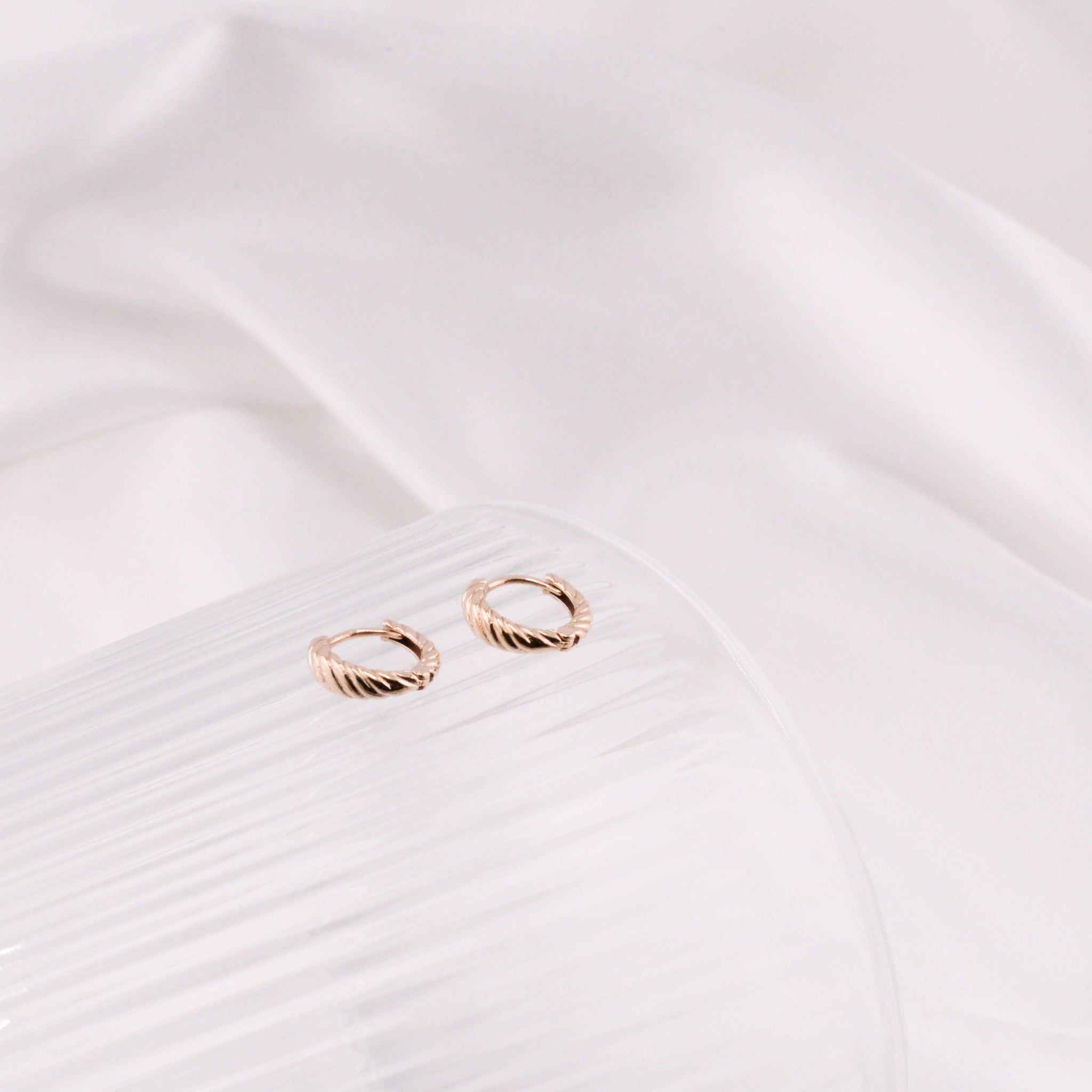 Croissant sleeper Earrings - 14K/ 18K Gold