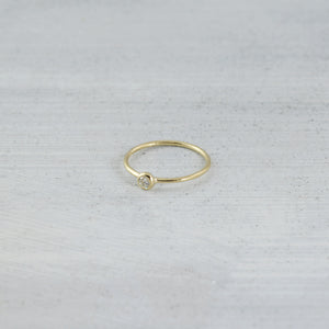 One dream diamond Ring (0.1ct / medium) - 14K/ 18K Gold