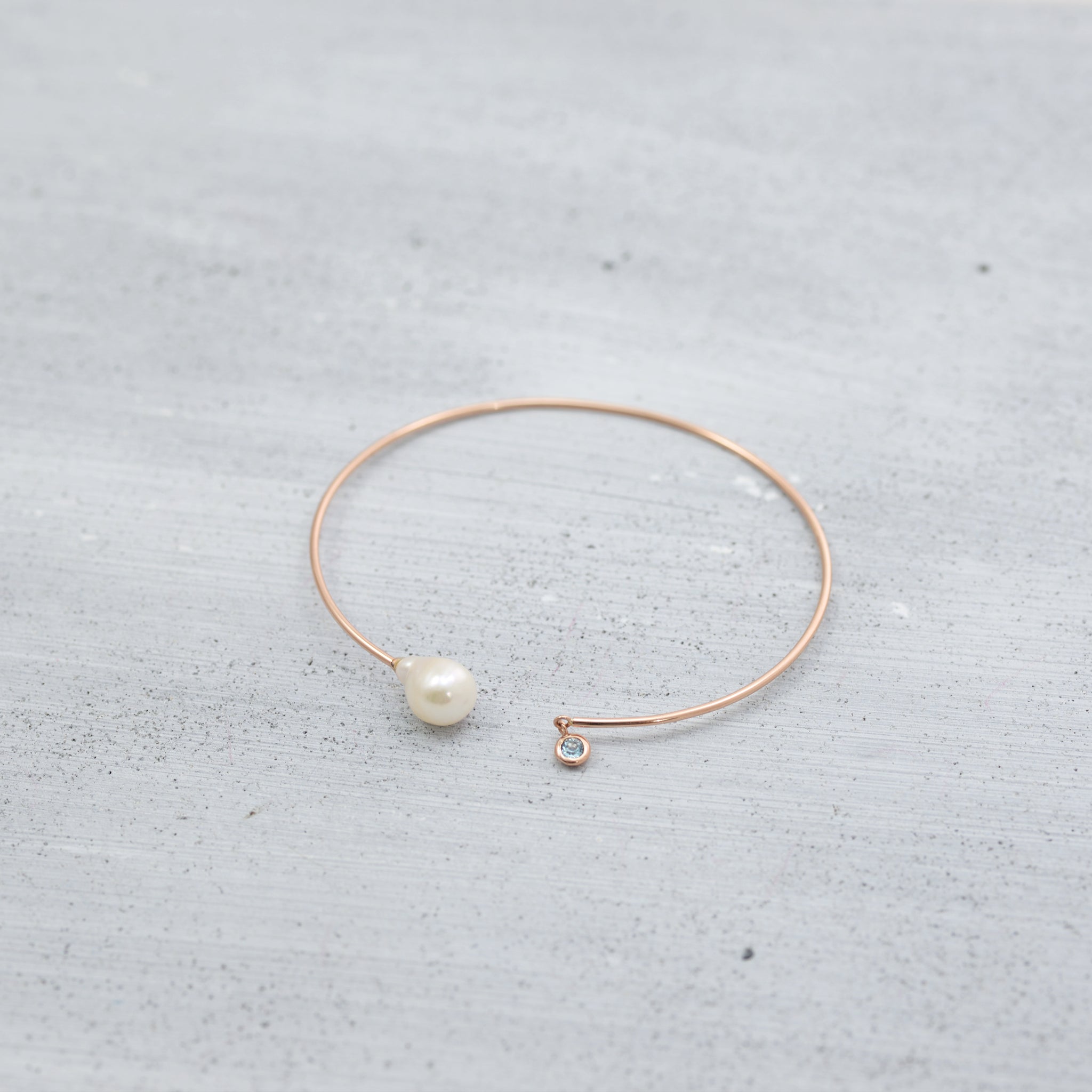 One and only pearl cuff Bracelet - 14K/ 18K Gold